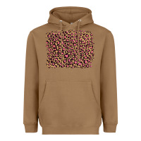 Toasted Coconut leopard with pink glitter Heavyweight Hoodie - Artiststas