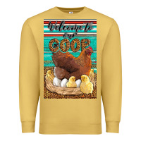 Antique Gold Western Welcome To Our Coop Premium Sweatshirt - LillyAllenDesigns