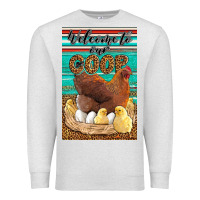 Oatmeal Heather Western Welcome To Our Coop Premium Sweatshirt - LillyAllenDesigns