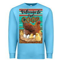Ocean Blue Western Welcome To Our Coop Premium Sweatshirt - LillyAllenDesigns