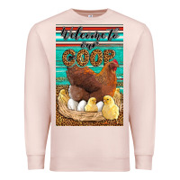 Pale Pink Western Welcome To Our Coop Premium Sweatshirt - LillyAllenDesigns