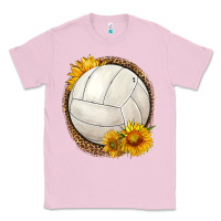 Bubblegum Pink western volleyball with sunflower Classic Tee - HRA Design Shop