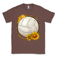 Chestnut western volleyball with sunflower Classic Tee - HRA Design Shop