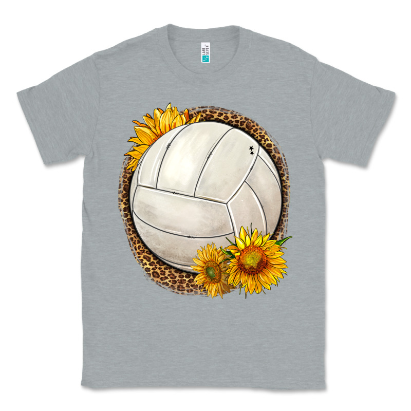 Western Volleyball With Sunflower Classic Tee by HRA Design Shop | Teevron