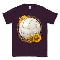 Plum western volleyball with sunflower Classic Tee - HRA Design Shop