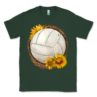 Sports Green western volleyball with sunflower Classic Tee - HRA Design Shop