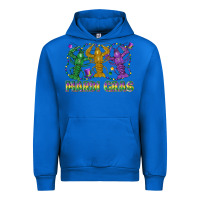 Cobalt mardi gras crawfish Urban Hoodie - LillyAllenDesigns