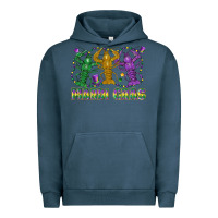 Pigment Midnight Navy mardi gras crawfish Urban Hoodie - LillyAllenDesigns