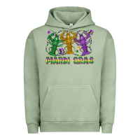 Pigment Oil Green mardi gras crawfish Urban Hoodie - LillyAllenDesigns