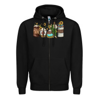 Black san judas coffee Zipper Hoodie - JahusDesignShop