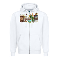 White san judas coffee Zipper Hoodie - JahusDesignShop
