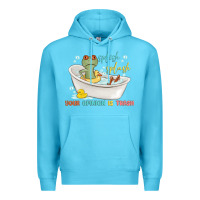 Ocean Blue splash splash your opinion is trash Premium Hoodie - MaliasSmallBusiness