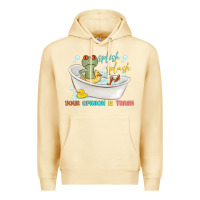Pina Colada splash splash your opinion is trash Premium Hoodie - MaliasSmallBusiness