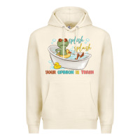 Tofu splash splash your opinion is trash Premium Hoodie - MaliasSmallBusiness
