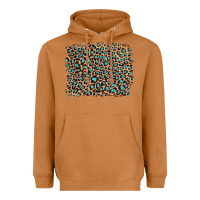 Meerkat leopard with turquoise glitter Heavyweight Hoodie - Artiststas