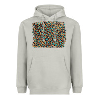 Moon Dust leopard with turquoise glitter Heavyweight Hoodie - Artiststas