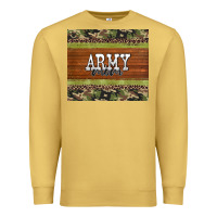 Antique Gold army mom leopard glitter camouflage Premium Sweatshirt - BarkalooDesign