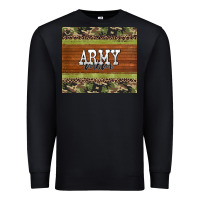 Black army mom leopard glitter camouflage Premium Sweatshirt - BarkalooDesign