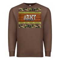 Chestnut army mom leopard glitter camouflage Premium Sweatshirt - BarkalooDesign