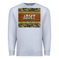 Heather Grey army mom leopard glitter camouflage Premium Sweatshirt - BarkalooDesign