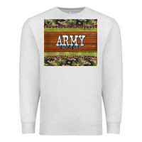 Oatmeal Heather army mom leopard glitter camouflage Premium Sweatshirt - BarkalooDesign