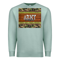 Seafoam army mom leopard glitter camouflage Premium Sweatshirt - BarkalooDesign