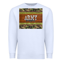 White army mom leopard glitter camouflage Premium Sweatshirt - BarkalooDesign