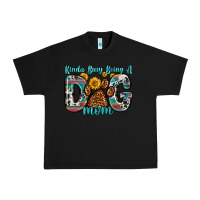 Black kinda busy being a dog mom Urban Heavy Tee - Zillion Design Studio