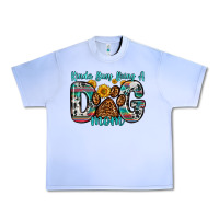 Grape Ice kinda busy being a dog mom Urban Heavy Tee - Zillion Design Studio