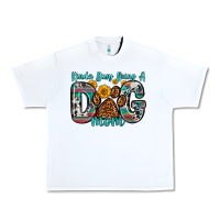 White kinda busy being a dog mom Urban Heavy Tee - Zillion Design Studio