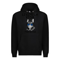 Black Livin' la vida Frenchie Premium Hoodie - Bettercallsaul