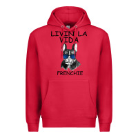 Cardinal Livin' la vida Frenchie Premium Hoodie - Bettercallsaul