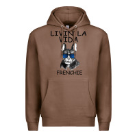 Chestnut Livin' la vida Frenchie Premium Hoodie - Bettercallsaul