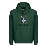 Sports Green Livin' la vida Frenchie Premium Hoodie - Bettercallsaul