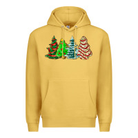 Antique Gold Christmas tree cakes and Christmas trees  ado Premium Hoodie - AdoDesignShop