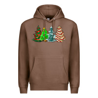Chestnut Christmas tree cakes and Christmas trees  ado Premium Hoodie - AdoDesignShop