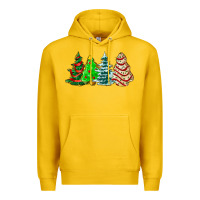 Lemon Christmas tree cakes and Christmas trees  ado Premium Hoodie - AdoDesignShop