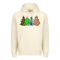 Sandshell Christmas tree cakes and Christmas trees  ado Premium Hoodie - AdoDesignShop
