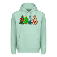 Seafoam Christmas tree cakes and Christmas trees  ado Premium Hoodie - AdoDesignShop