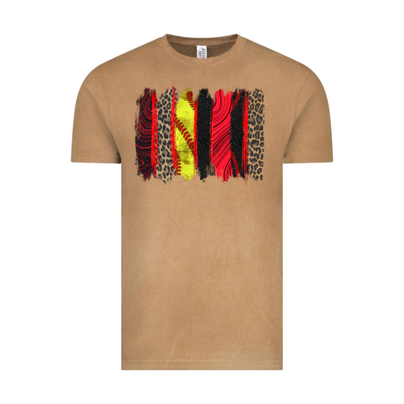 Softball Brushstroke Vintage Tee by Zillion Design Studio | Teevron