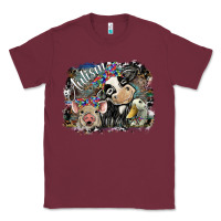 Burgundy Autism Classic Tee - SublimationCraftShop
