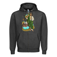 Charcoal Heather san judas coffee cup sunflower Zipper Hoodie - JahusDesignShop