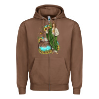 Chestnut san judas coffee cup sunflower Zipper Hoodie - JahusDesignShop