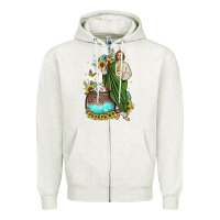 Oatmeal Heather san judas coffee cup sunflower Zipper Hoodie - JahusDesignShop