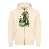 Sandshell san judas coffee cup sunflower Zipper Hoodie - JahusDesignShop