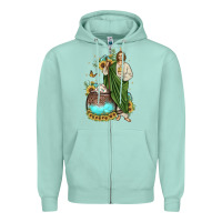 Seafoam san judas coffee cup sunflower Zipper Hoodie - JahusDesignShop