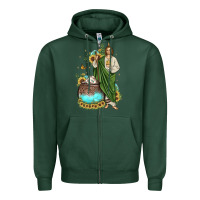 Sports Green san judas coffee cup sunflower Zipper Hoodie - JahusDesignShop