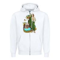 White san judas coffee cup sunflower Zipper Hoodie - JahusDesignShop