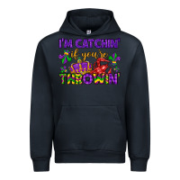 Navy i m catchin if you re throwin Urban Hoodie - LillyAllenDesigns