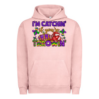 Pigment Salmon i m catchin if you re throwin Urban Hoodie - LillyAllenDesigns